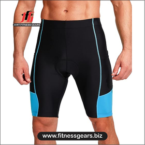 High Performance Eco-Friendly Breathable Spandex/Polyester <b>Cycling</b> <b>Shorts</b> Customizable Options Men-<b>Padded</b> Comfort Quick Dry - Product Image 1
