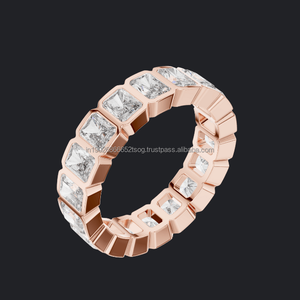 Bague de fiançailles Moissanite de luxe 10K Qualité VVS1 - Product Image 1