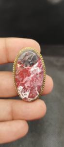 Nueva Llegada: Cabujón Ranurado de Latón con Ágata de Encaje y Jaspe, Gema Suelta de Cristal Curativo Increíble para Fabricación de Joyas y Engaste de Bisel - Product Image 3