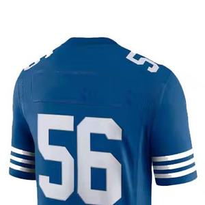 Maillot de football américain OEM haut de gamme, vente en gros, design personnalisé, 100 % polyester, unisexe, manches courtes, antibactérien, respirant, en promotion - Product Image 6