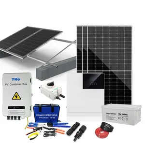 Germany Warehouse High Efficiency Solar Energy System Off-grid On-grid 8Kva 10Kva Complete Solar System Home Power Station