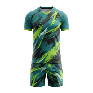 Conjunto de Uniforme Personalizado para Voleibol y Rugby |   Ropa Deportiva Transpirable de Secado Rápido 100% Poliéster |   Kit de Entrenamiento para Equipos con Impresión de Logotipo Personalizado - Product Image 4