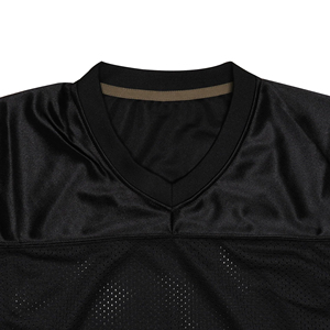 Maillot de football professionnel respirant à manches courtes en mesh, haute qualité, 100% polyester, personnalisable, pour entraînement de football - Product Image 4