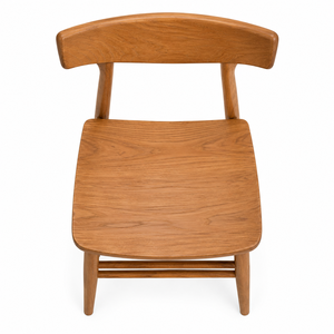 Chaise de salle à manger en teck massif de style scandinave moderne |   Chaise de salle à manger artisanale, imperméable et écologique pour l'hôtellerie et l'extérieur - Product Image 3