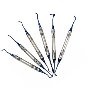 Dental Composite Stainless Steel Color Spatula Repair Restorative Surgical Dental Instruments 6pcs/Set A+ By Blush Surgical - Product Image 5