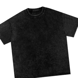 Camiseta Vintage Lisa Unisex al por Mayor OEM, Camiseta de Algodón Grueso Lavada con Ácido, Talla Grande, con Logotipo Personalizado - Product Image 5