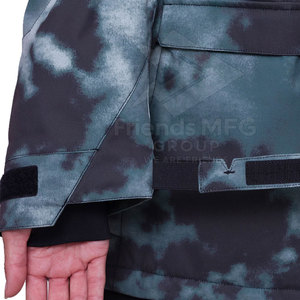Veste d'hiver softshell à capuche avec logo frontal, fabriquée par un fabricant professionnel, écologique, légère, de haute qualité, fabriquée en usine - Product Image 6