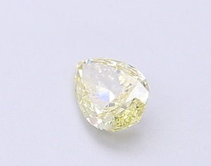Diamant taille poire 0,51 carat, jaune vif fantaisie, excellente taille, clarté VS1, pierre précieuse brillante cultivée en laboratoire, bijoux fins - Product Image 3