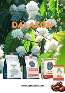 ดาลาคอน บาซาน 0.25 กก. เครื่องดื่มพรีเมียมสำหรับเช้า บรรจุถุง เมล็ดกาแฟคั่วเต็มเมล็ดแบบฝรั่งเศส อาราบิก้า โรบัสต้า ลิเบอริกา กาแฟรสขม ความชื้นต่ำ - Product Image 4
