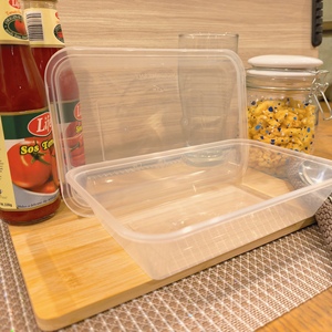 Conteneur alimentaire en PP pour micro-ondes de 900 ml avec couvercle, réutilisable, qualité congélateur, biodégradable, compostable, recyclable, respectueux de l'environnement - Product Image 3