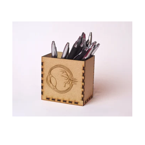Organizador de bolígrafos de MDF, soporte para lápices, artesanía personalizable, el mejor precio - Product Image 6
