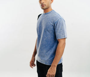 Camiseta de Diseño Personalizado 230g 250g, Camiseta Oversize para Hombre, Camiseta con Lavado Ácido, Impresión DTG, Ropa Urbana, Camiseta con Lavado Ácido - Product Image 4