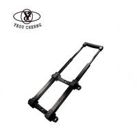Poignée de valise télescopique pliable à 4 étages personnalisable ODM/OEM pour boîte à outils empilable, valise, sac de sport, boîte à outils