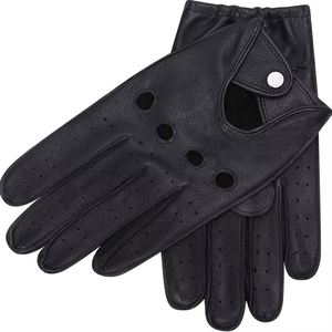 Wholesale Custom Design Breathable Leather Driving Gloves Factory-Made Lightweight Wrist-Length Retro Style Eco-Friendly - Product Image 1