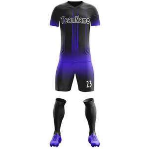 Maillots de football en gros, uniformes de football personnalisés pour équipes, maillots d'entraînement en polyester à séchage rapide, vêtements de sport respirants, unis et vierges - Product Image 5