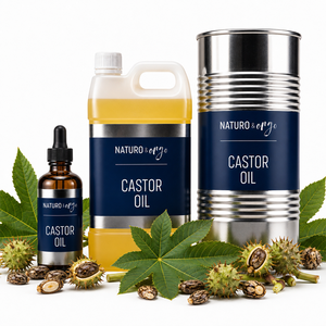 Aceite de Ricino Puro Prensado en Frío, Aceite Portador para el Crecimiento del Cabello, Cuidado de la Piel, Masajes, Aceite Botánico Ricinoleo Premium Natural, Extracto de Belleza - Product Image 2