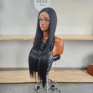 Raw Virgin Human Hair Vietnamese Lace Front Transparent for Lace Bone Straight Remy 180% Density Glueless HD for <b>Wigs</b> <b>Long</b> - Product Image 3