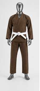 Kimono de BJJ Marrón para Adultos Unisex, 100% Algodón, Duradero, Corte Regular, Ropa de Artes Marciales, Bjj Gi - Product Image 4