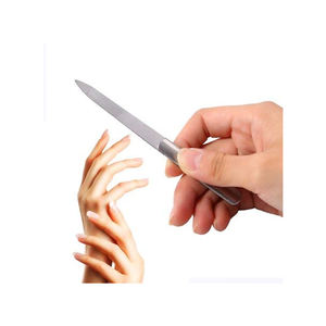 Lima de Uñas Profesional, Herramienta de Manicura y Pedicura, Lima de Uñas de Acero Inoxidable, Instrumento de Belleza Duradero - Product Image 2