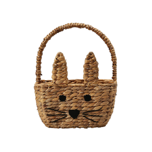Handwoven Water Hyacinth <b>Easter</b> <b>Bunny</b> <b>Basket</b> for Storage Eco-friendly Storage <b>Basket</b> from Vietnam - Product Image 1