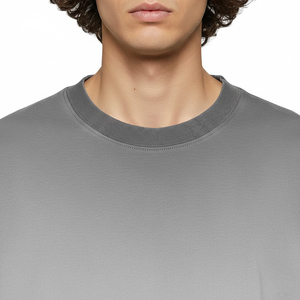 Boxy <b>Fit</b> Oversized Sporty <b>T</b>-<b>shirt</b> <b>Men</b> 100% Cotton Short Sleeve Drop Shoulder Street Wear Plus Size O-Neck Quick <b>Dry</b> Eco-Friendly - Product Image 4
