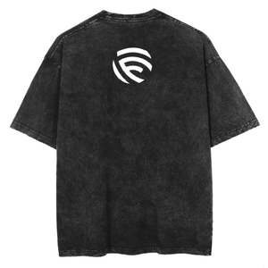 T-shirt personnalisé pour homme, streetwear, en toile respirante, 100% coton, coupe ample, vintage, épaules tombantes - Product Image 3