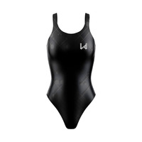 Maillot de bain de compétition en tissu imprimé pour femme, tenue de natation pour dames, vêtements de plage, entraînement, séchage rapide, robe de plage