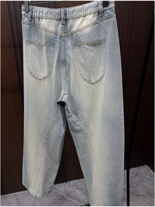 Pantalones Casuales de Verano 2026 para Hombre, Jeans Rectos de Diseño, Marca de Moda Exclusiva, 100% Algodón, Transpirables y Ligeros, para un Estilo Moderno - Product Image 5