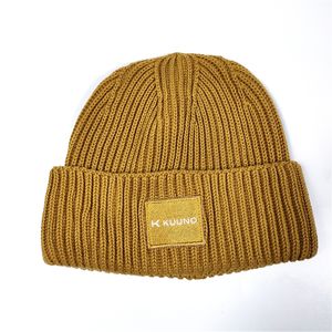 Gorro de Punto Personalizado con Puño a Cuadros Multicolor, 100% Acrílico, Estilo Urbano, Deportivo, Cálido para Invierno, Unisex - Product Image 3