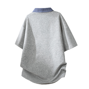 Chemise d'été pour homme 2026 Nouvelle Collection 100% Coton avec Logo Avant et Poche Design Uni Décontracté Respirant Manches Courtes 220g Service OEM - Product Image 5
