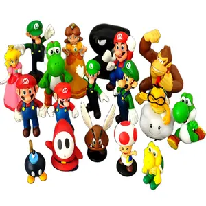 OEM tùy ChỉNh Nóng trò chơi Super Mario Hành động Hình, Super Mario Búp Bê 3D nhựa con số