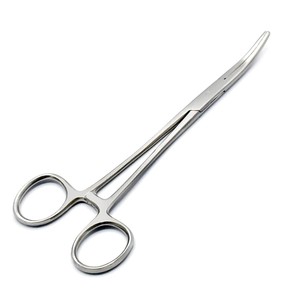 Pinces hémostatiques compactes de 4,5 pouces dotées d'un mécanisme de verrouillage précis, idéales pour une fixation sécurisée et délicate des vaisseaux. - Product Image 4
