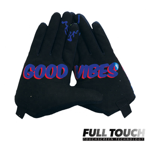OEM Eco-Friendly Cycling Gloves Full Finger Breathable Fabric <b>Back</b> Non Slip Palm Customized Colors & Logo Bulk Supply - Product Image 2