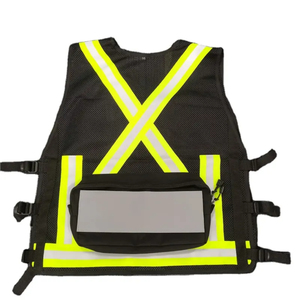 Chaleco de Seguridad Reflectante de Alta Visibilidad al por Mayor, Chaleco de Rescate Transpirable con Múltiples Bolsillos, Logotipo Personalizado OEM, Fabricante de Ropa de Trabajo B2B - Product Image 2