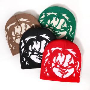Gorros de Invierno Personalizados de Alta Calidad para Mujer, Gorros de Punto con Logotipo, Gorros de Acrílico con Cristales de Colores al por Mayor - Product Image 2