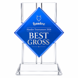 High Quality Golf <b>Trophy</b> Luxury <b>Trophy</b> Premium Crystal Award <b>Trophy</b> Executive Recognition Award Custom Engraved Crystal Metal - Product Image 3