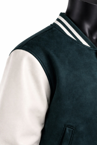 Chaqueta Varsity Clásica para Hombre, Estilo Universitario, Resistente al Viento, Ecológica, con Logotipo Frontal, Ropa de Calle de Invierno, Ropa de Equipo, Venta al Por Mayor - Product Image 4