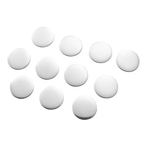 Suministros para Fabricación de Botones, 50 Conjuntos de Piezas de Botones Magnéticos de 2.95 Pulgadas / 75 mm con Partes Traseras Magnéticas para Abrir Botellas y Carcasas Metálicas - Product Image 1