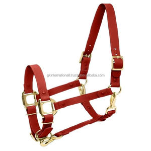 Productos de caballo personalizados, accesorios de caballo con estilo a la moda con herrajes de acero inoxidable, cabestro de nailon ajustable lavable - Product Image 1