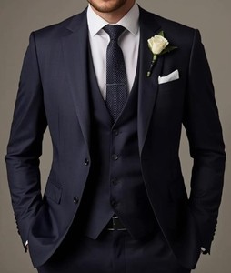 Trajes de Negocios para Hombre OEM de Bangladesh, Blazer Antiarrugas, Transpirable, Antipilling, Tallas Grandes, Hechos a Medida, Poliéster/Algodón - Product Image 4