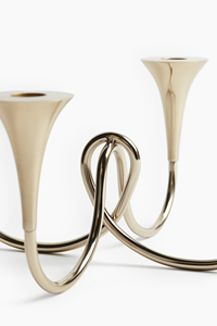 Candelero de Latón Natural Hecho a Mano, Elegante y Duradero, para el Hogar, Bodas, Pascua, Navidad, San Valentín, Cumpleaños - Product Image 3