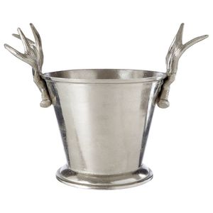 Silver Deer Head <b>Champagne</b> Bowl 3 Litre Stag Antler Wine Ice <b>Bucket</b> <b>with</b> Animal <b>Stand</b> for Bar Wedding Home Decor - Product Image 3