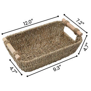 Meilleur Prix 2026 – Panier de Rangement Grande Taille en Rotin du Vietnam pour Cuisine, Organisateur Écologique pour la Maison, en Herbe de Mer - Product Image 4