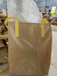 Bolsa a Granel FIBC de Polipropileno Tejido, Capacidad de 1 Tonelada/1.5 Toneladas, Fondo Plano, Doble Correa de Amarre, Embalaje de Transporte Duradero - Product Image 3