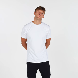 Camisetas de Cuello Redondo para Hombre, 100% Algodón Jersey, Personalizadas, Ajustadas, Manga Corta, Diseño Liso, para Gimnasio y Entrenamiento - Product Image 2