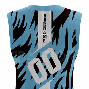 ผู้ผลิตชุดบาสเก็ตบอล Wida Sports แบบ OEM ODM ชุดเสื้อและกางเกงขาสั้นสั่งทำพิเศษ ระบายอากาศได้ดี น้ำหนักเบา แห้งเร็ว 100% - Product Image 5