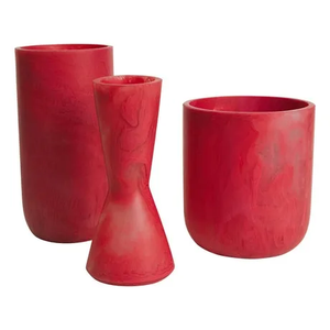Jarrón de Resina para Decoración del Hogar, Tamaño Corto Disponible, Maceta Bonita con Flores Artificiales - Product Image 5