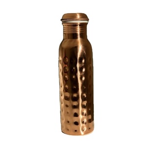 Bouteille d'eau réutilisable en cuivre pur 1000 ml, écologique, sans plastique, gourde métallique durable, fournisseur en gros - Product Image 3
