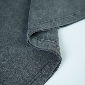 T-shirts personnalisés en gros pour hommes, délavés à l'acide, à manches courtes, décontractés, en polyester et coton, respirants et écologiques - Product Image 6