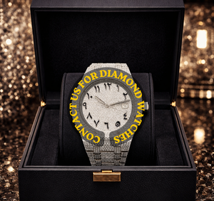 Reloj de Diamantes Moissanite de Alta Calidad para Parejas, Conjunto de Relojes de Pulsera de Lujo con Piedras Brillantes, Reloj Unisex Personalizado - Product Image 5